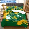 Set Biancheria da Letto 3 Pezzi Emblema Cresta Sporting Cp Stampa 2D (Include 1 Copripiumino + 2 Federe Senza Imbottitura), Decorazione camera da letto, Regalo ventilatore