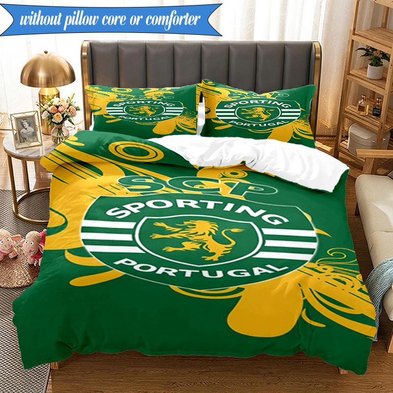 3PCS Sporting Cp Crest Emblem Bedding