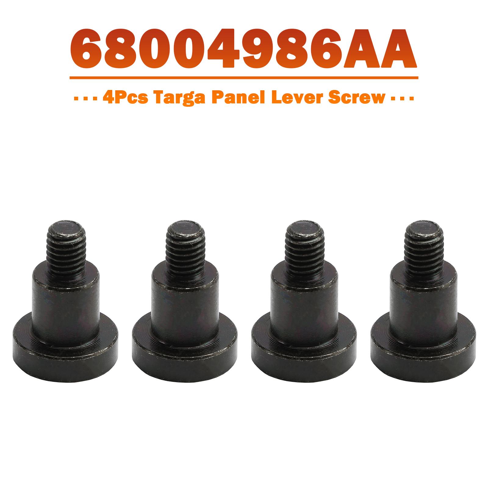 4 Pcs Targa Panel Lever Screw 68004986AA for Jeep Wrangler 2007-2017