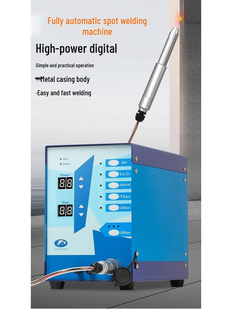 150A High-Power Portable Spot Welder for Gold, Silver, Titanium, and Stainless Steel - Fully Automatic Household Welder