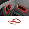 Dashboard L&R Air Outlet Vent Cover 2PCS For Jeep Renegade 2015- Bright Red