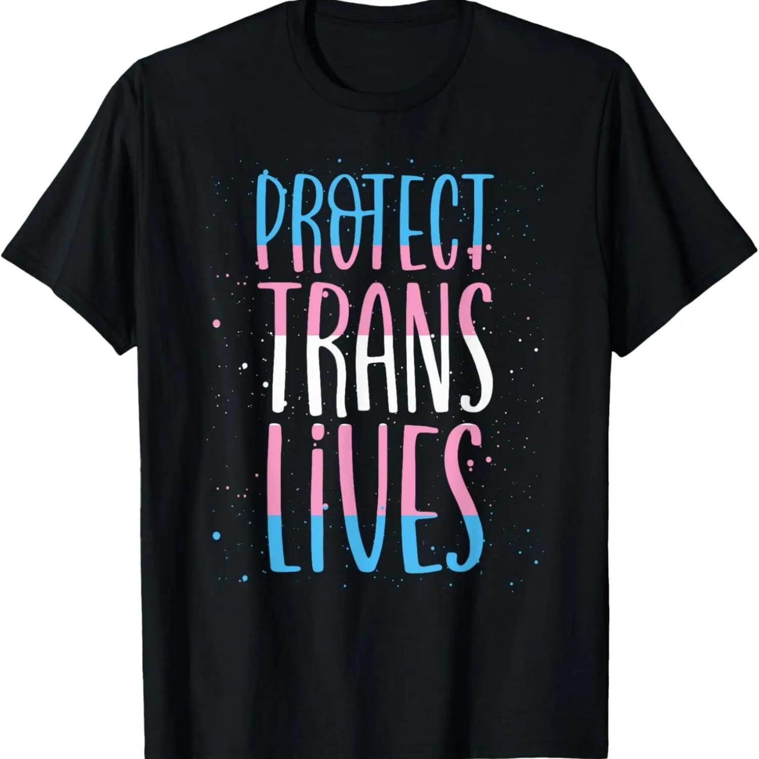 

Protect Trans Lives Transgender Right Activist Trans Ally T-Shirt XXXXXL чорний