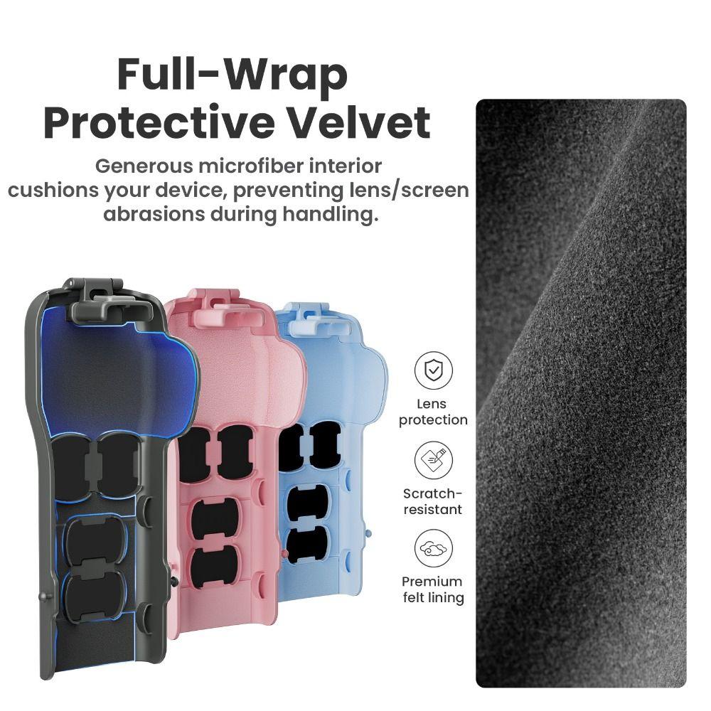 With Lens Filters Storage Protective Lid for DJI Osmo Pocket 3 Action Camera Accessories