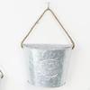 Hanging Planter Balcony Wall Flower Pot Semi Circular Shaped Vintage Design Mounted