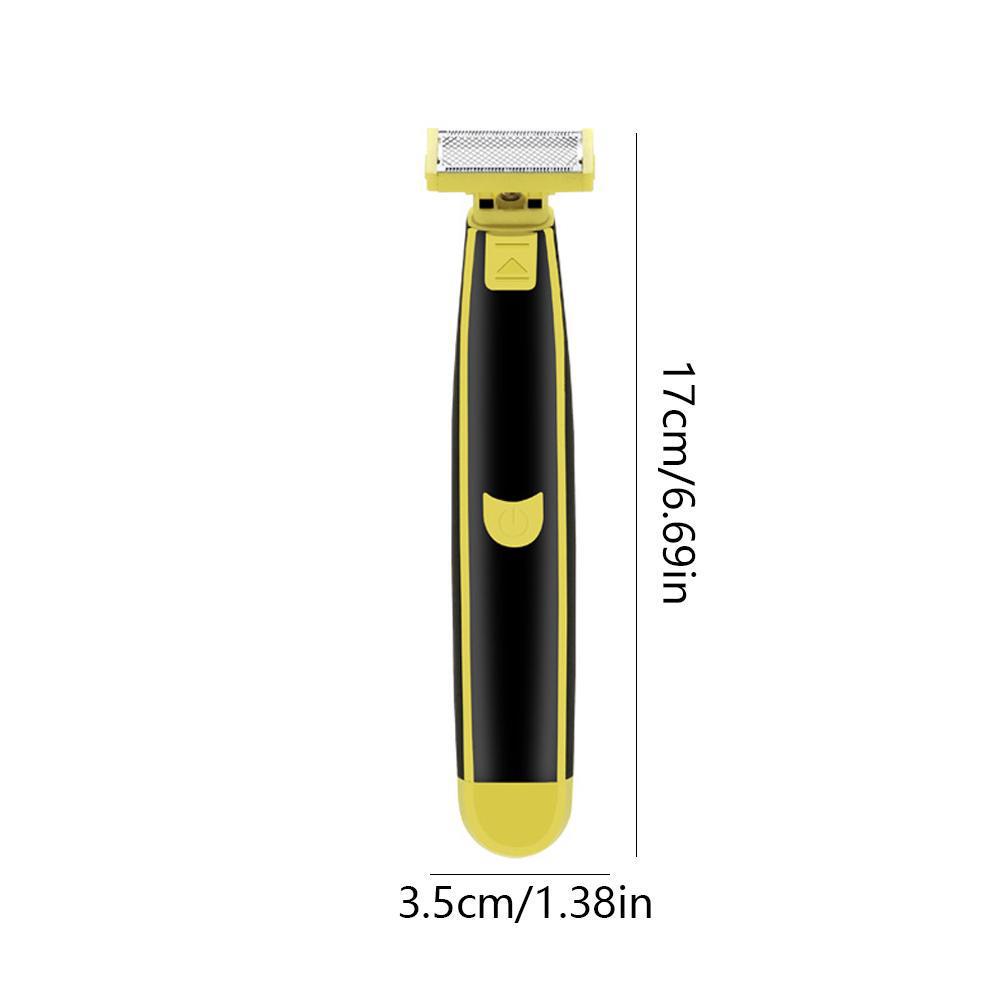 USB Rechargeable Men's Wet/Dry Electric Body Shaver - Full Body Washable