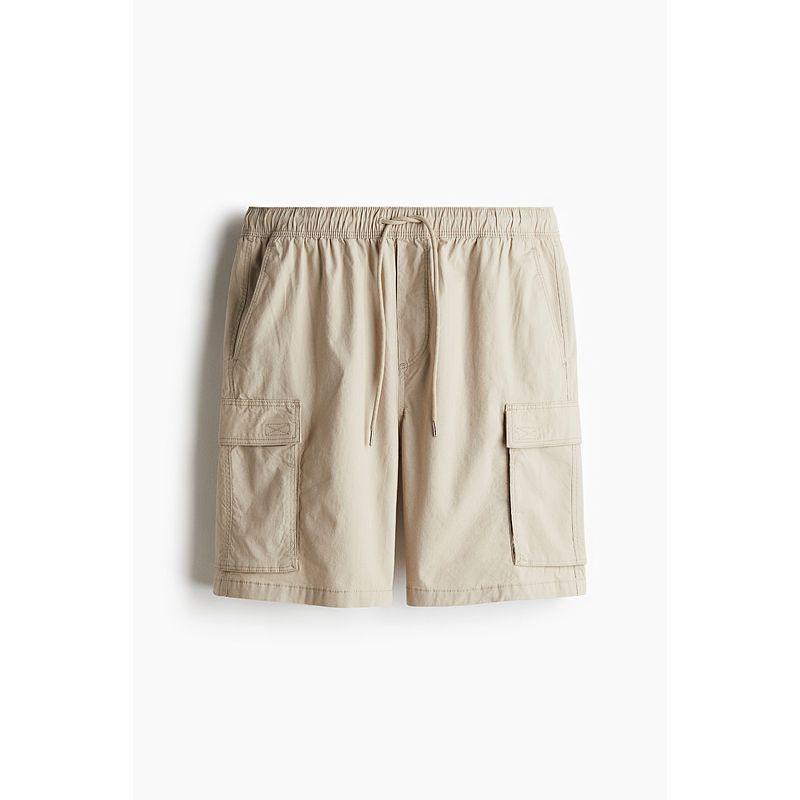 

HM Men s Casual Pants 2025 Autumn New Arrival Business Elastic Waist Straight-leg Loose American Workwear Shorts 1273190