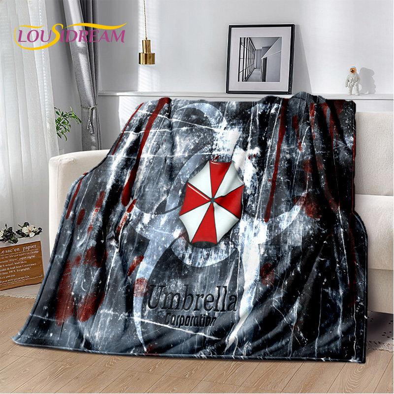 R-Resident Evil Game Gamer Soft Plush Blanket,Flannel Blanket Throw Blanket for Living Room Bedroom Bed Sofa Picnic Office Cover