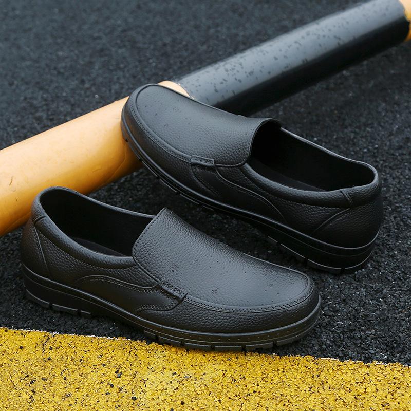 2025 Men's Rain Shoes Low Tube Outer Wear Fashion Versatile Kitchen Outdoor Waterproof Shoes Summer Outdoor Rain Boots Men