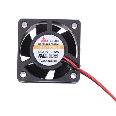 1Pc 40*40*20Mm 4Cm Ventilation Fan Fd124020Eb 40204Ycm 12V 0.12A 3Wires Durable Silent Fan Blower Fan Large Air Volume Fan