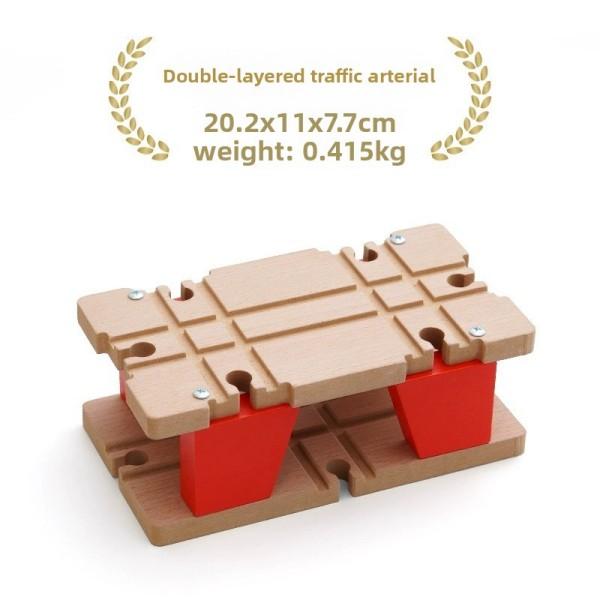 All Kinds Wooden Tunnel Station Platform Wooden Train Track Accessories fit for Brand Wooden Railway Track Toys for Children