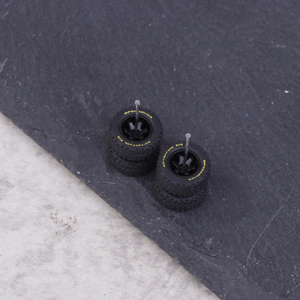 1Set Plastic Remote Control Car Modified Tires Diameter 14*5.5mm Diecast Alloy Car Hub
