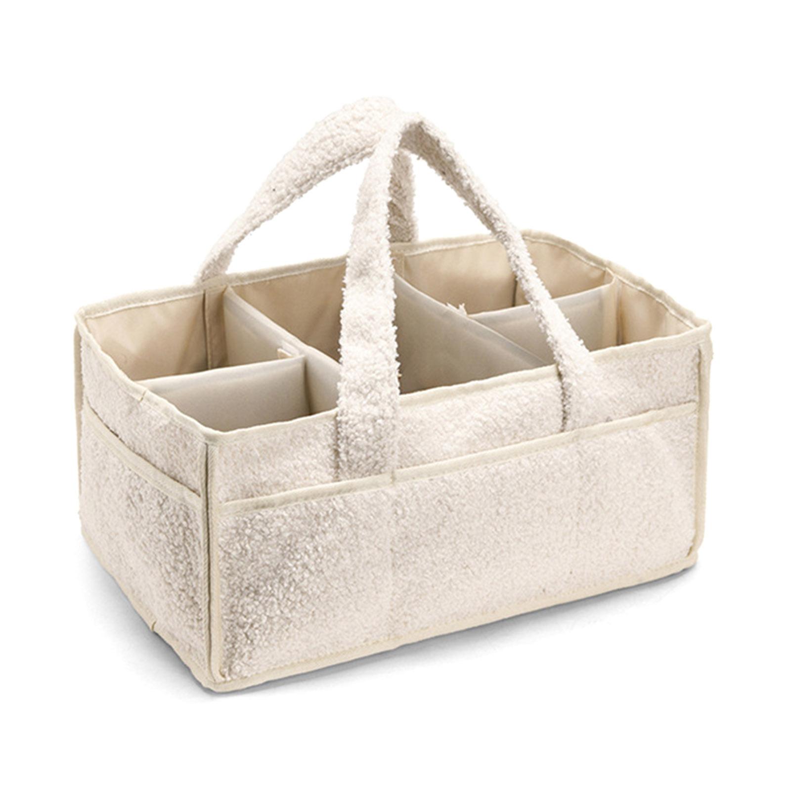 

Просторный органайзер для хранения детских подгузников, для организации предметов первой необходимости, сумка для молодой мамы, наслаждайтесь удобством в путешествиях на автомобиле белый