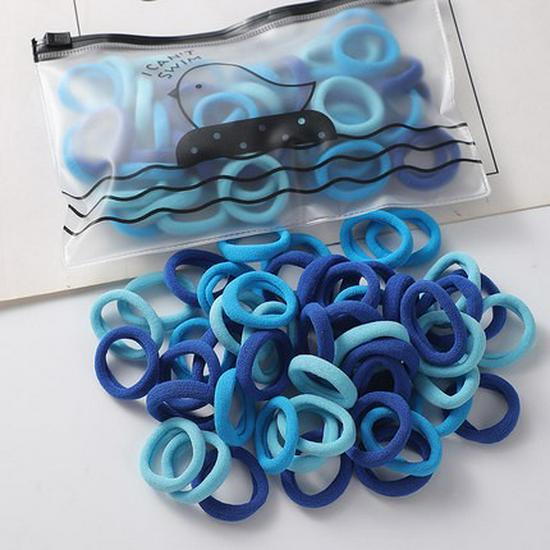 

Korean Elastic Small Rubber Bands: Child-Friendly Hair Ties for Girls & Women. Cute, Comfortable, and Ideal for Any Hairstyle.