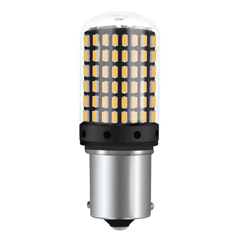 

1 шт. Авто 1156 BA15S 3014 144SMD светодиодная янтарно-желтая лампа указателя поворота 12-24 В 1 piece янтарь