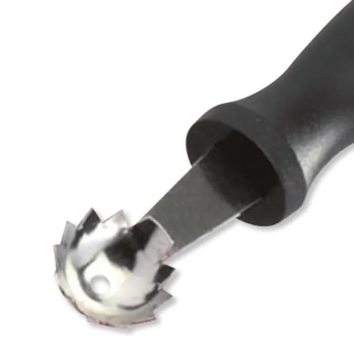 Tomato Huller - Stainless Steel - 15 Cm - 2 In 1 - Color Black - 5-year Warranty