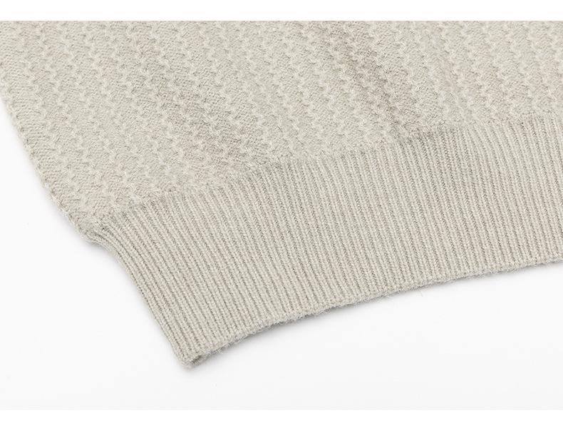 Men's Retro Knit Stand Collar Pullover - New Autumn/Winter Arrival, Versatile, Trendy, Loose Fit Sweater with Buttons