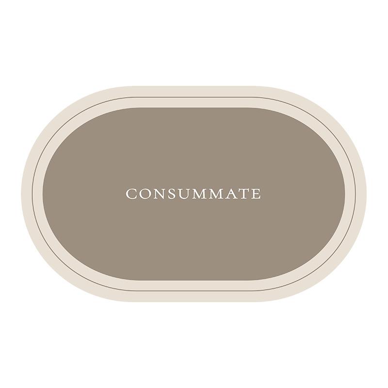 Badezimmer Saugfähige Bodenmatte Toilettentürmatte Rutschfeste Fußmatte Toilette Kieselgur Schnelltrocknende Fußmatte Weiche Matte