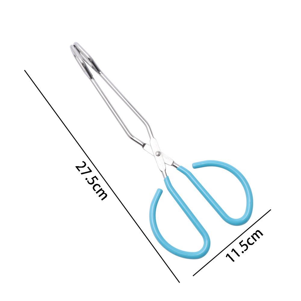 Portable Pastry Baking Grill Food Scissor Tongs BBQ Tools Kitchen Supplies Barbecue Clamp