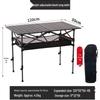 YIXI Height-Adjustable Outdoor Folding Table