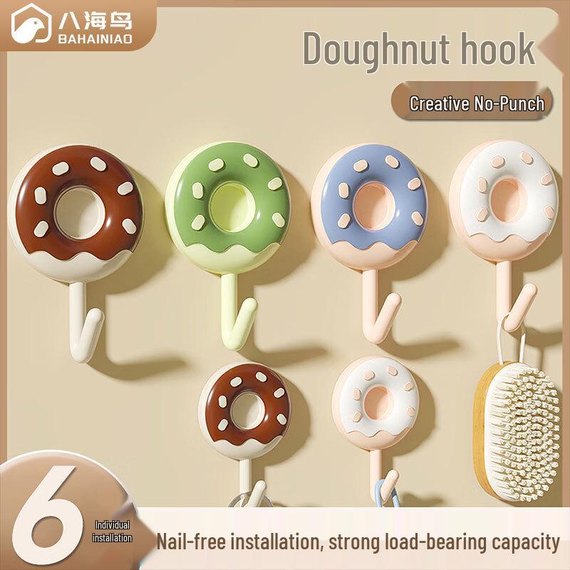 Hachikai Bird Super Strong Adhesive Hooks (6-Pack)