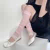 Girls Ruffles Knee Socks Y2K Lolita Long Socks Women Leg Warmers Stockings Thin Breathable Foot Cover Arm Sleeves Sun Protection