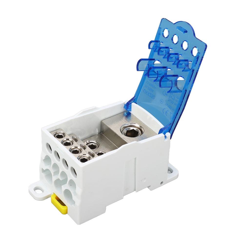 Blue Color Terminal Block Junction Box 690V Junction Box Distribution Box  Splicing Application