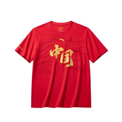 Men's ANTA Variety Training Collection T-Shirts Men's Classic Red-2 Crew Neck