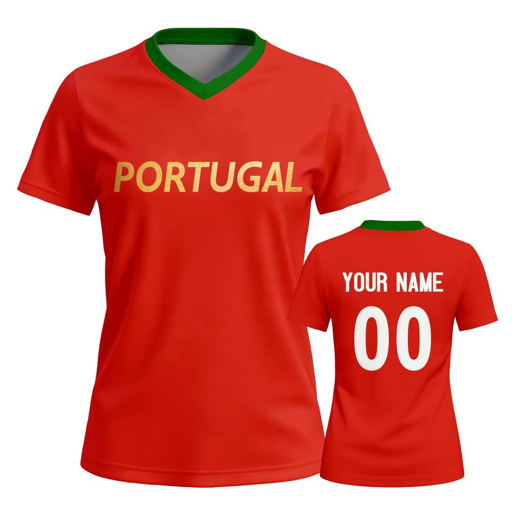 Women's Custom Soccer , Personalized Sports Top for Day, Short Sleeve Athletic Wear