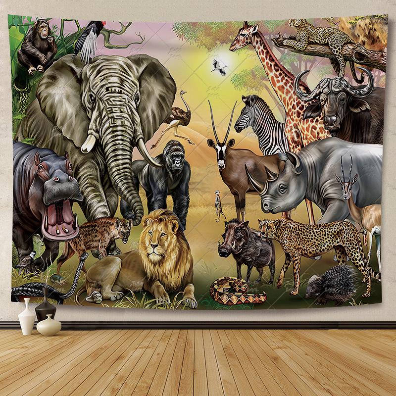 Bohemian Animal Tapestry - Ins Style Mandalay Background Cloth
