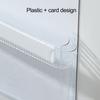 Magnetische Aufbewahrungstasche, transparent, ohne Bohren, abnehmbar, robust, Kühlschrank, Mikrowelle, seitlicher Aufbewahrungsbehälter, Organizer, Halter, Küchenbedarf