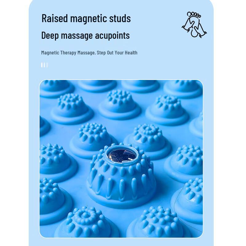 Acupressure Foot Massage Mats (Set of 3, Medium, 37cm Diameter)