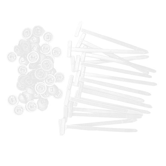 60/80/120/160/180/220/300Pcs Universal Nylon Cable Tie Buckle Heavy Duty Self-Locking Nylon Zip Tie Automotive Car Mount Wire Tie Fastener Strap