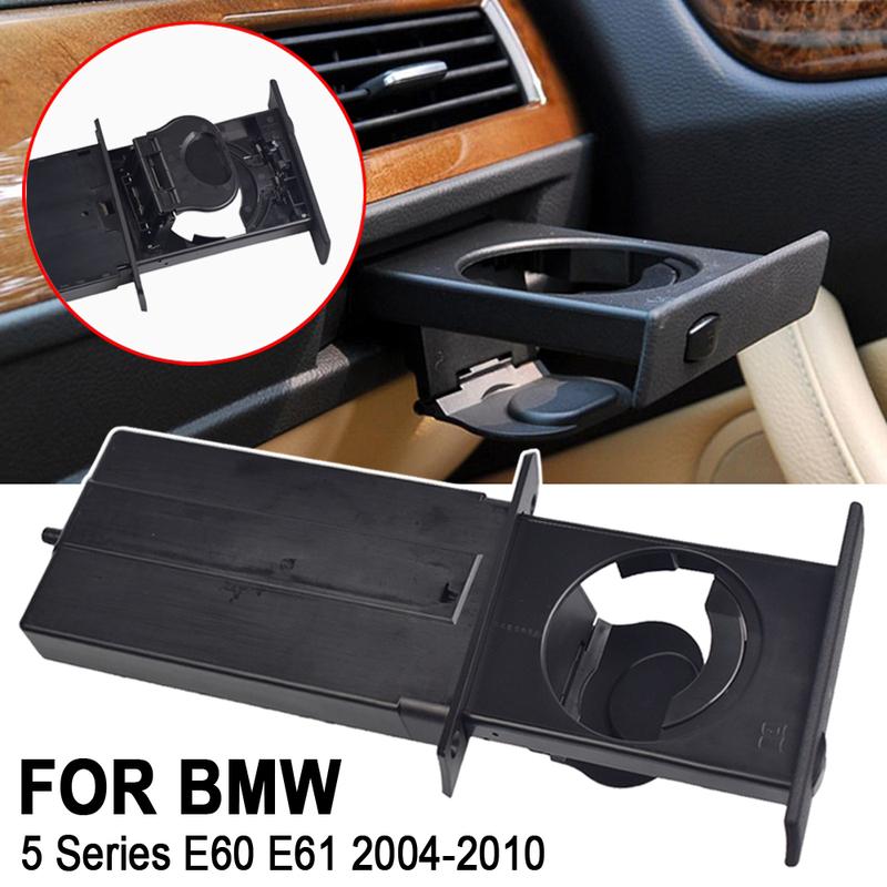 For BMW 5 Series E60 E61 M5 525i 528i 530i 535i 550i 2004-2010 Car Front Center Console Water Cup Drink Holder 51459125622