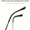 1pcs Multi functional color changing day and night dual-use anti blue light glasses metal frame fashionable girls' sunglasses