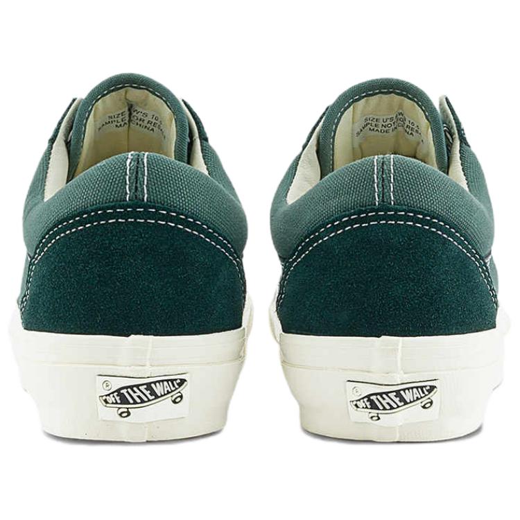 Vans LX Old Skool Premium Classic Retro Low Top Skate Shoes Unisex Sneakers Green VN000D56PRM1