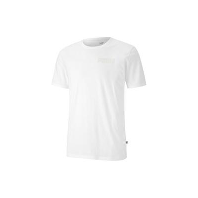 T Shirts Men's White Crew Neck Moderate Straight Fit 585236-02