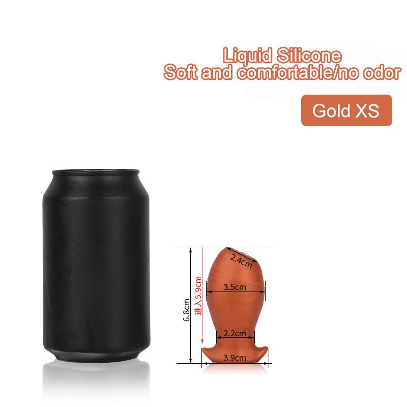 Anal Egg Plug Liquid Silicone Butt Plug Adult Sex Toys for Women Men Gay Dildo Anal Expander Prostate Massage Anal Plug