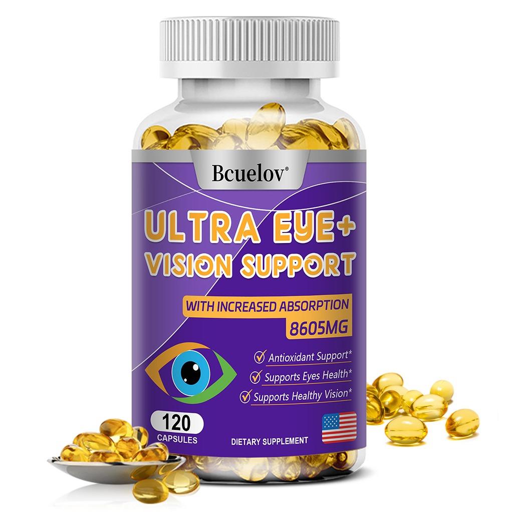 Ultra Eye & Vision Support 8605mg, Premium Eye Health Supplement with Increased Absorption, Antioxidant Support for Daily Vision 120PCS