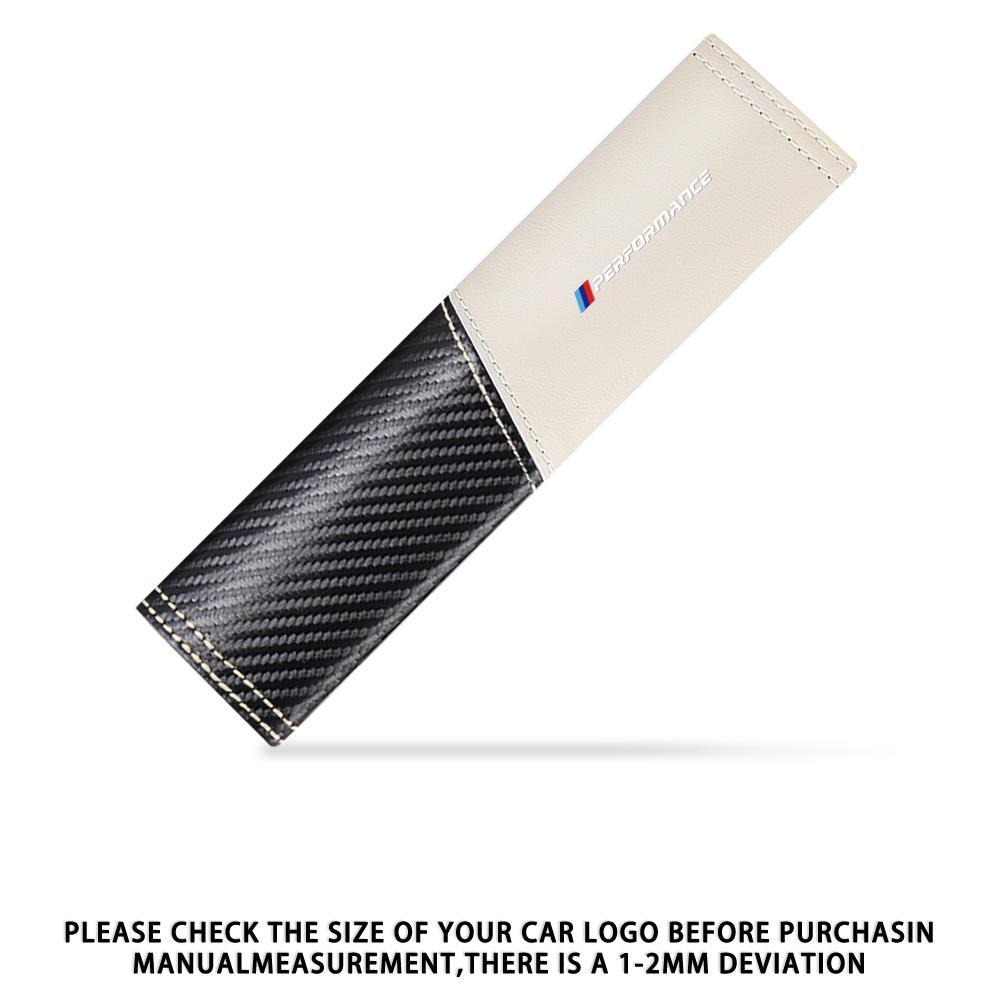 2pcs Carbon Fibre Seat Belt Covers Car Shoulder Pad Seat Belt For BMW E46 E90 E60 F30 E87 E36 F20 E92 Serie 1 Car Accessories