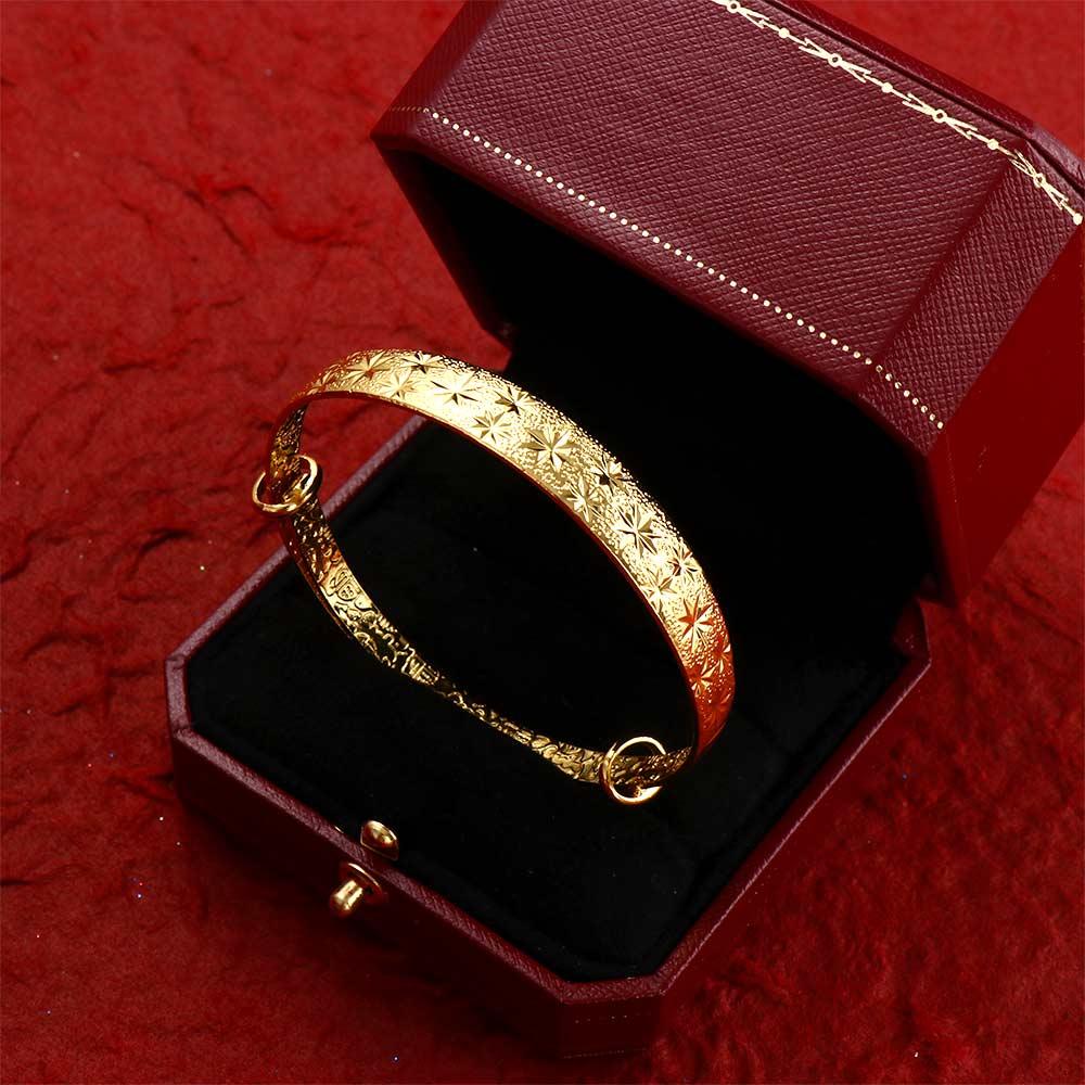 Bride Decor Ladies 24K Party Women Bracelets Cuff Bracelet Dubai Bangle Bracelet Adjustable Bangle