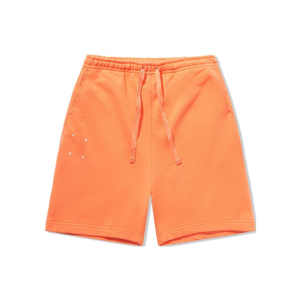 Li Ning Vital Series Solid Color Loose Fit Drawstring Casual Shorts Men Shorts Cloud-Brocade-Orange AKST911-2
