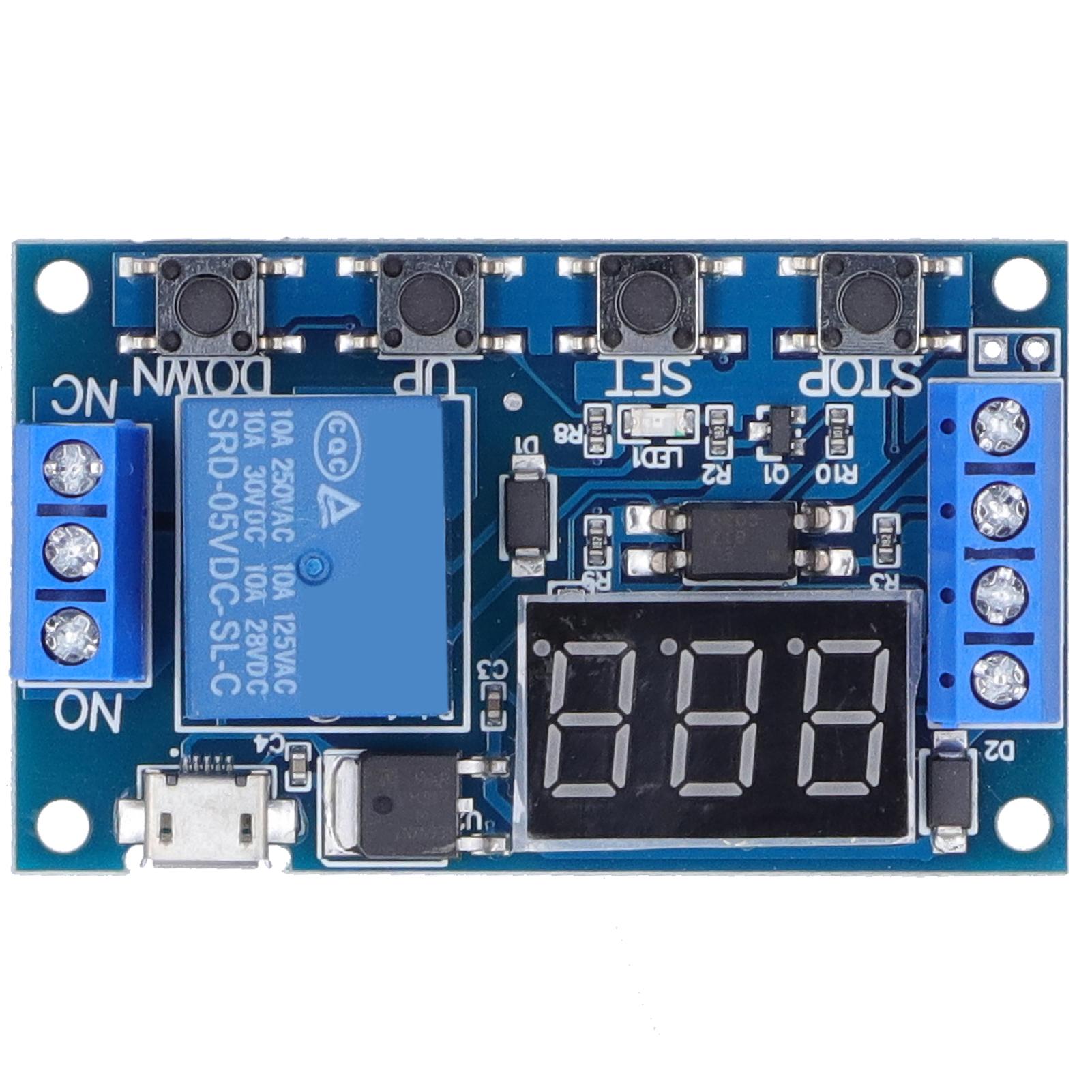 

Релейний модуль Зовнішній перемикач із затримкою запуску Електронна плата 12 В
