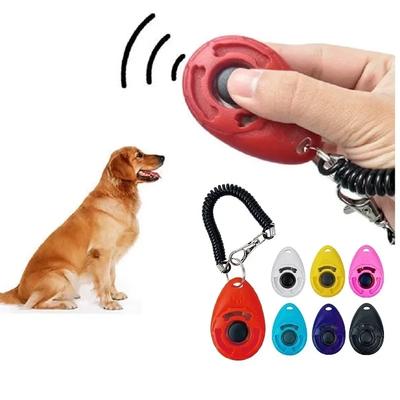1 Stück Trainingsclicker Verschiedene Stile Haustier Katze Hund Click-Trainer Hilfsmittel Verstellbarer Handgelenkriemen Sound Schlüsselanhänger Hundabwehr Haustierprodukt