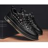 Luxury Designer Men's Leather Shoes Fashion Casual Sports Shoes  New Breathable Anti-Slip Skateboard Shoes Zapatos De Hombre