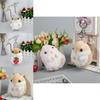 Adorable Creative Hamster Plush Keychain Toy For Cute Animal Lovers 11cm