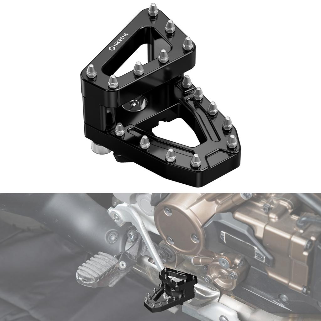 Motorcycle Wide Footrests/Foldable Brake Pedal/Lever Extension Tip for Honda CRF1100L Africa Twin/Adventure Sports 2020-2026 