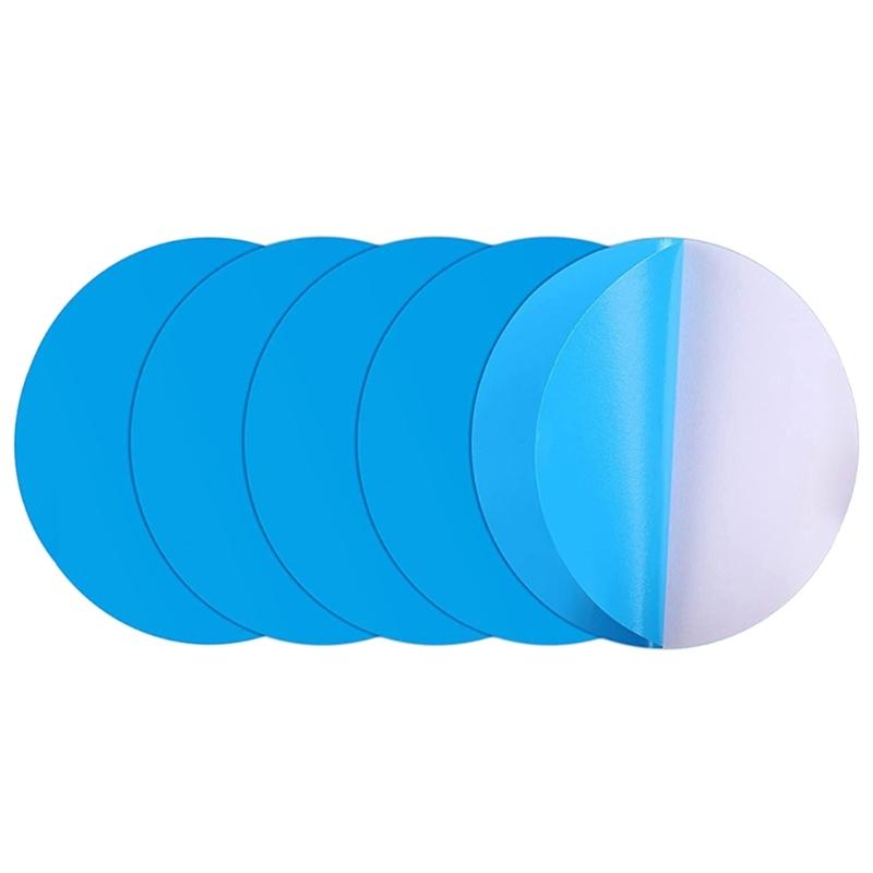 20 Stück Wasserdichte Schwimmbadflicken Selbstklebende Poolreparaturflicken Zubehör für Schlauchboote Einfach zu Verwenden