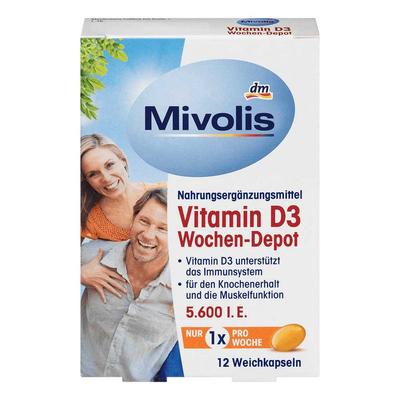 Mibolis Vitamin D3 Depot 12 Capsules
