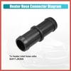 ACROPIX Heater Hose Connector for Nissan 370Z for Infiniti G35 G37 QX50 Q60 Q70 M35 M37 for Infiniti EX35 EX37 Engine Heater Inlet Hose Assembly