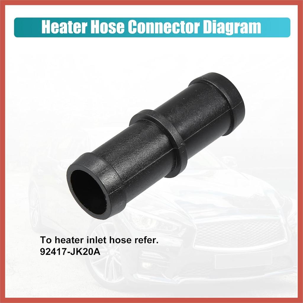ACROPIX Heater Hose Connector for Nissan 370Z for Infiniti G35 G37 QX50 Q60 Q70 M35 M37 for Infiniti EX35 EX37 Engine Heater Inlet Hose Assembly